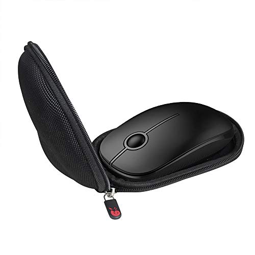 Hermitshell Travel Case for Vssoplor/Jelly Comb 2.4G Slim Wireless Mouse (Only Case) (Black)