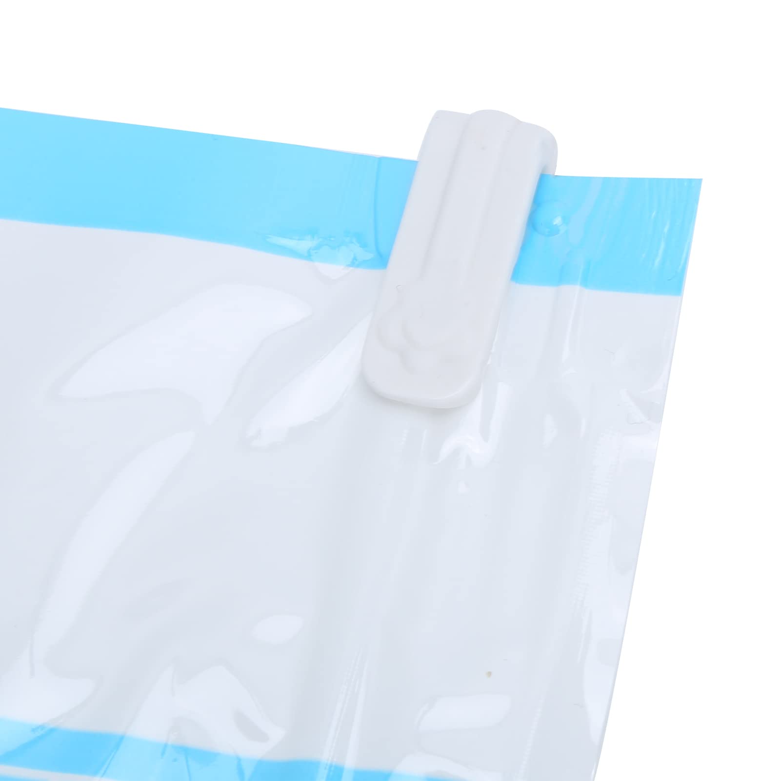 Bolsas de almacenamiento al vacío de viaje reutilizables |Entrada de 3,5 cm para bomba de succión |Ahorro de espacio para ropa/edredones/mantas/almohadas |Sellos de cremallera (70 * 50CM)