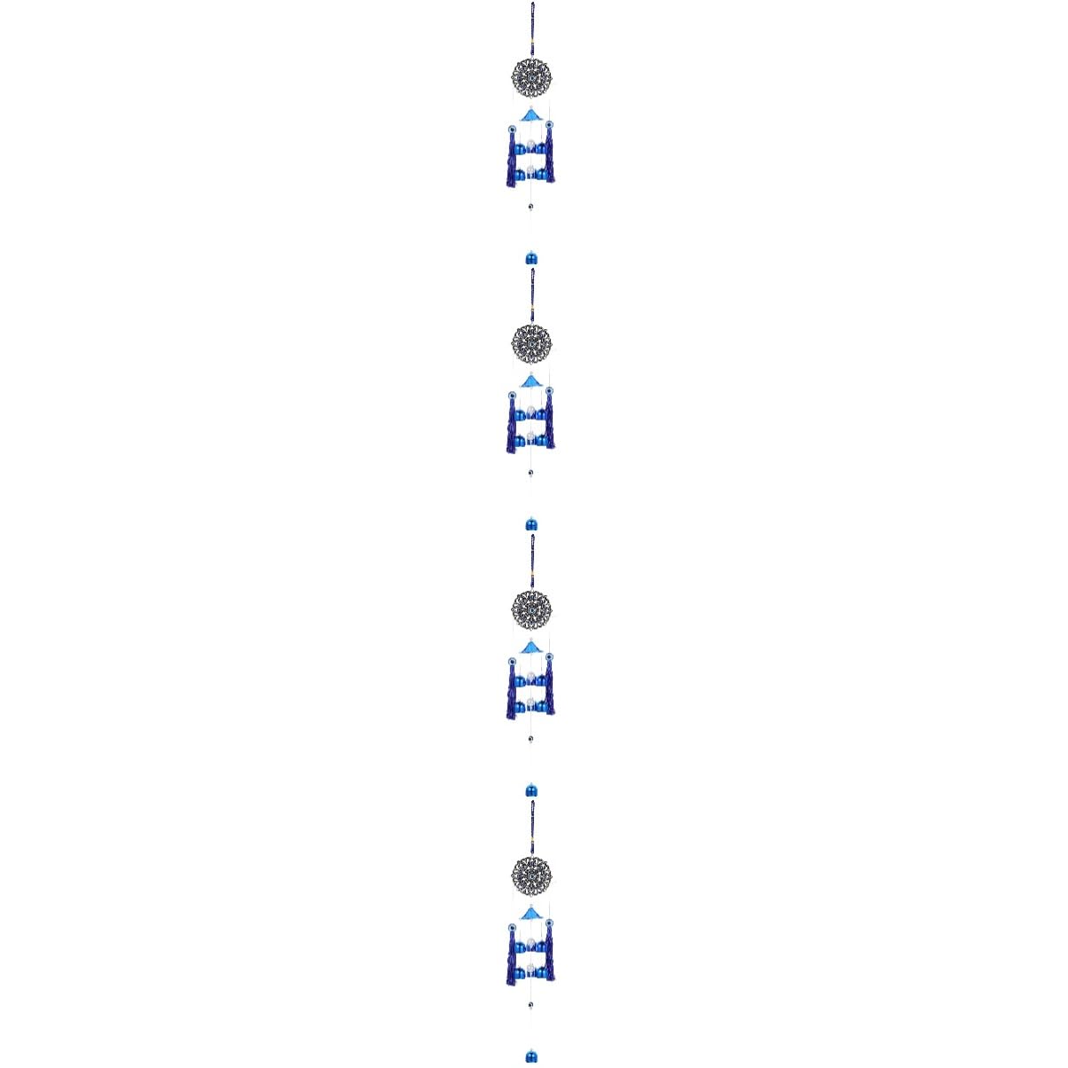 HANABASS 4stücke Balcony Wind Bell Mit Bösen Augen Windspiel Dekoration Für Garten Terrasse Hängender Aus Robustem Material Für Außenbereich Stilvolle Heimdekoration
