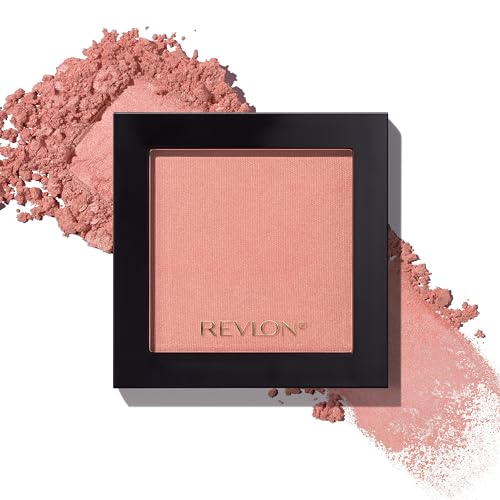 Revlon Powder Blush Face Makeup, High Impact Buildable Color, Lightweight & Smooth Finish, 028 Apricute, 0.17 oz