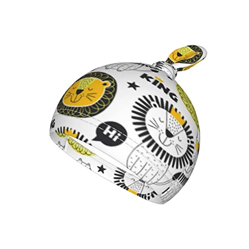 Cute Cartoon Lion Baby Stuff Swaddle Blanket Hat Set,Soft And Stretchy Infant Receiving Blanket For Newborn, Swaddle Sack Wrap For Boy/Girl #TOP2