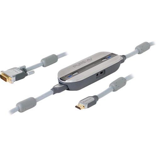 Belkin RazorVision HDMI Interface-to-DVI Video Cable 2,4 m Blanco - Adaptadores de cable de vídeo (2,4 m, Blanco, Macho/Macho)