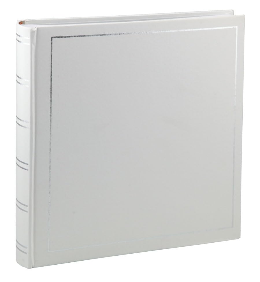 IDEAL TREND Tradition Fotoalbum in 30x30 cm 100 Seiten Jumbo Fotoalbum Buchalbum: Farbe: Weiß