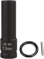 Vista 17 de FLZOSPER Toma de impacto de 6 puntos de 1/2 pulgada x 0.394 in de profundidad, 42 CR-MO