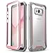 i-Blason Ares Full-Body Rugged Clear Bumper Case with Built-in Screen Protector for Samsung Galaxy S8+ Plus 2017 Release, Pink