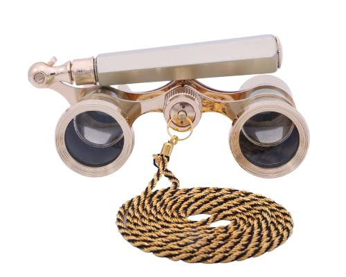 image for Emthony Champagne Opera Glasses or Binoculars for Bird Watching | Bino