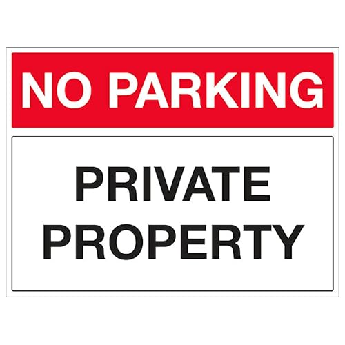 Panneau anti-stationnement V Safety réfléchissant 600x450 mm pour propriété privée