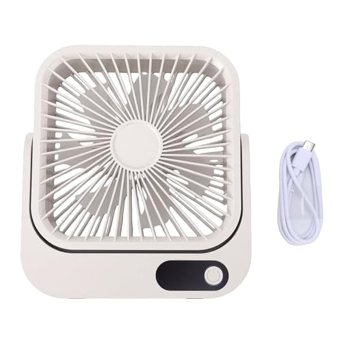 Ventilateur de bureau USB rechargeable Jectse avec écran LED pratique - 7