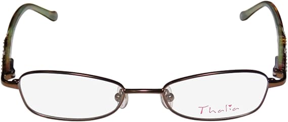 Thalia Trenza Womens/Ladies Designer Full-rim Spring Hinges Unique Design With Silicone Nose Pads Eyeglasses/Spectacles