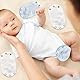 Pluvyze 10 Stück Body Verlängerung Baby Bodyverlängerung Verlängerung Body Baby Body Verlängerungen(Weiß/Blau)