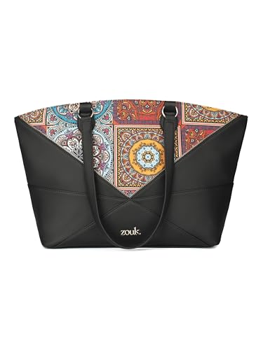 Image of ZOUK Rhea Kapoor Tote Bag - | Elegant Vegan Leather Tote for Women |