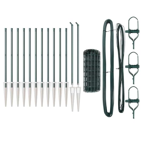 Clôture en fil soudé résistant aux intempéries avec kit de pose