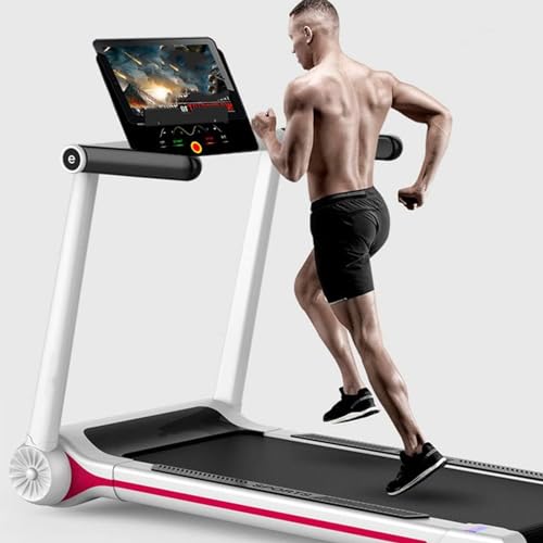 Image of Folding Treadmill,Home Treadmills,Electric Motorized Running Machine,with High-End LED al Display, Distance, Calories, Speed, Etc.2.5HP Power,12.8KM /H Max Speed