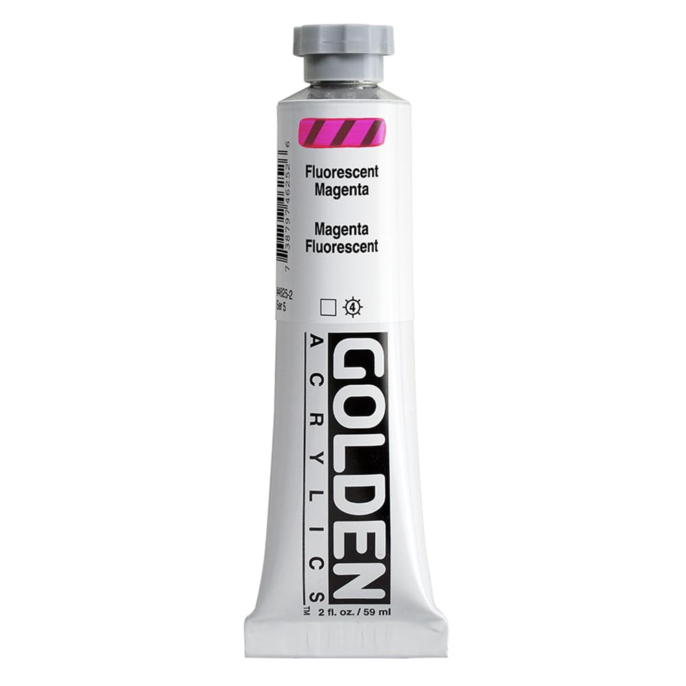 Golden : Heavy Body : Acrylic Paint : 59ml : Fluorescent Magenta
