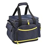 Résistant à l'eau : organisateur de câbles de chargement de voyage Fabriqué à partir de tissu Oxford 600D pour plus de durabilité, ce sac antichoc avec doublure assure une dissipation thermique, une sécurité idéale pour vos effets personnels.