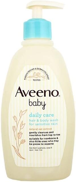 Aveeno Baby Daily Care Baby Hair & Body Wash, 500ml