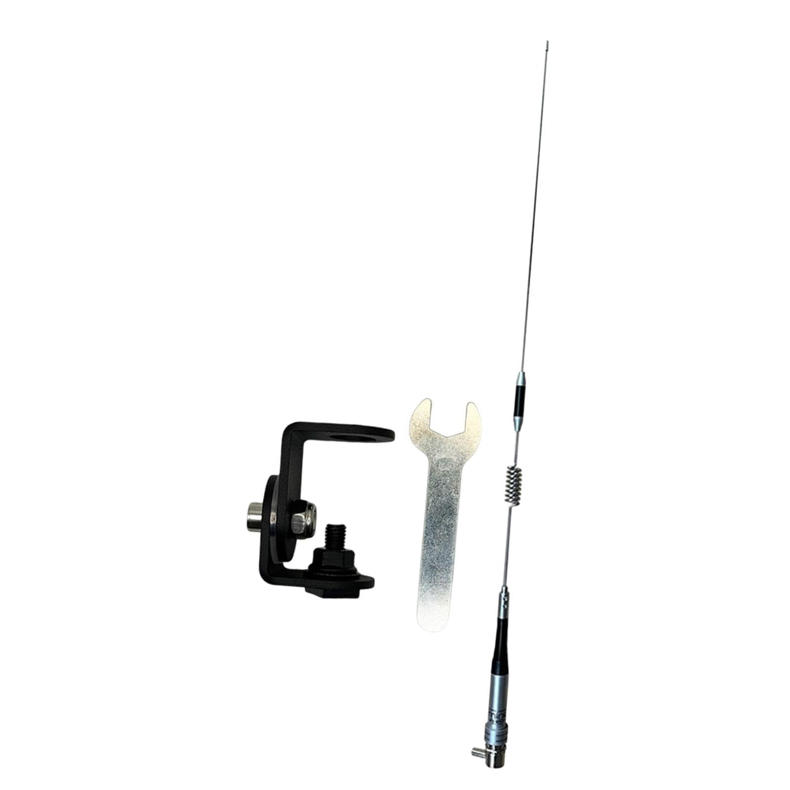 Car Antenna Sostegno Staffa Fissaggio Sostituzione Antenna Rotazione 180 Gradi Acciaio Inossidabile Installazione Pratica Adatta a Automobili con Barr, con Antenna