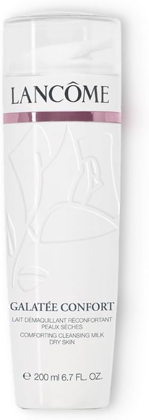 Galatée Confort Comforting Cleansing Milk, Rich Creamy Makeup Remover and Face Wash with Honey and Almond Extract, Hydrating Formula for Dry Skin, 200ml