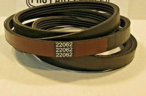 Pro Parts Place, PPP 4 Ribbed Vacuum Cleaner Belt Compatible with Ferris 22062, Lawn Mower Belt