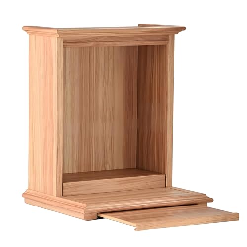 Mesa de altar con estatua de Buda, mesa de meditación montada en la pared para uso personal, ideal para decoración del hogar, 51 x 36 x 61 cm