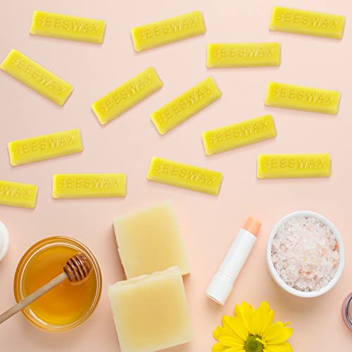 36 Pcs Yellow Beeswax Bars 36 Oz Beeswax Block Bees Wax Pure Bar Wax Natural Beeswax For Candle Making Lotions Diy Lip Balms Drawers Gift #TOP6