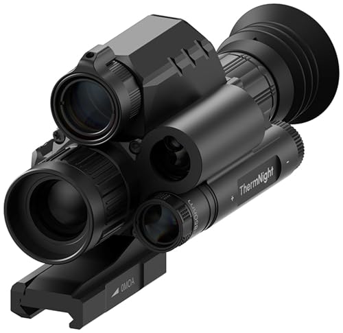 DNT Optics TNC225R ThermNight Thermal & Night Vision Multispectral Scope with Laser Rangefinder and Ballistic Calculator