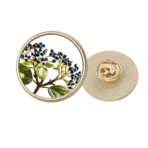 Broche Clip Photo Blanc Simpol Nature Ronde Métal Doré M pour support image et note