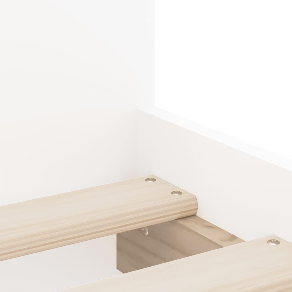 Brokky Estructura de Cama con cajones Cama de día sofá Cama con cajones Cama Individual Juvenil-Blanco-90 x 190 cm