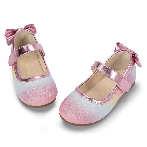 Image of PANDANINJIA Toddler Dress Shoes Flower Girls Ballet Flats