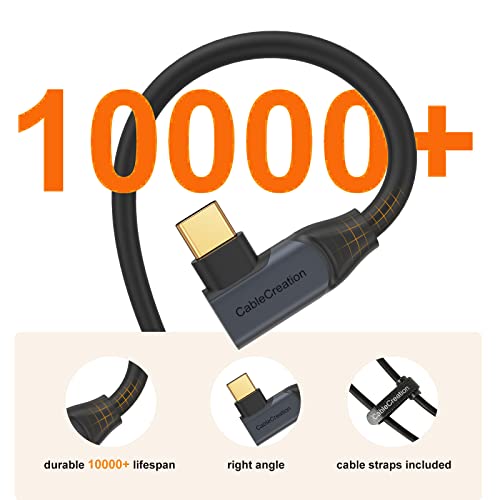 Cablecreation 16Ft Link Cable Compatible With Meta Quest Pro/Quest2/Pico4, Usb To Usb C 3.1 Cable 5Gbps High Speed Vr Headsets Accessories Gaming Pc Link Cable 5 Meters #TOP7