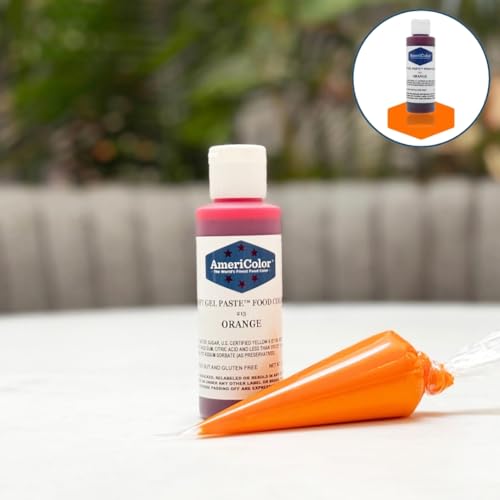 Americolor Soft Gel Paste Food Color, 4.5-Ounce, Orange - Thumbnail 2