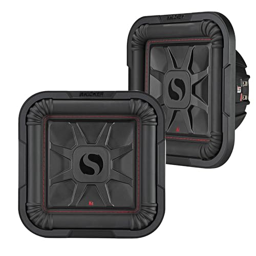 Image of KICKER Subwoofer Package of 2 Items: 10" Solo-baric L7T Subwoofers DVC 4-ohm (Pair) - 2X 46L7T104 Subs