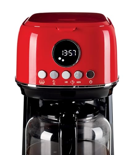 Ariete 1396 Cafetière à filtre moderne Café américain Capacité jusqu'à 15 tasses Base chauffante Écran LCD Filtres amovibles - vue 6