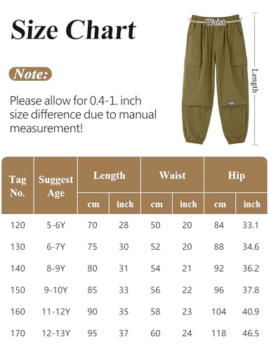 Pantalon baggy cargo enfant garçon Happy Cherry style ample streetwear hip hop