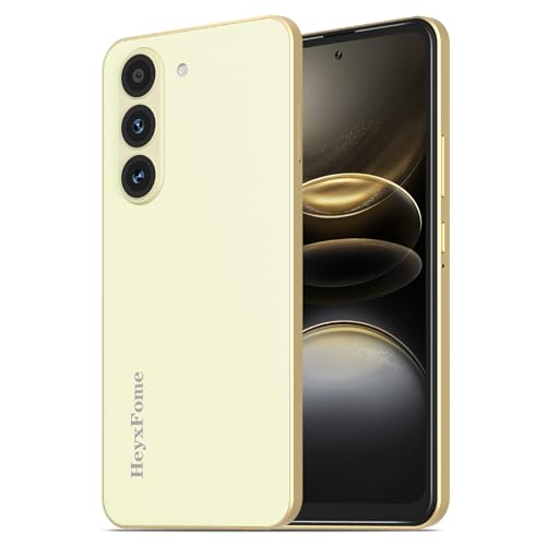 HeyxFome H4 opened Mobile Phones, Android 14 Smartphone, 6.6" HD+ Large Display, 13MP Camera, Octa Core Cheap Phones, 3GB+32GB/256GB, 4G Dual SIM Free Mobile Phone, Face ID/GPS, UK (Light Gold)