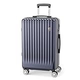 [New Trip] スーツケース キャリーケース ストッパー付き 機内持ち込み 軽量 大型 S/M/Lサイズ キャリーバッグ 耐衝撃 大容量 ファスナータイプ 静音 ダブルキャスター TSAロック 海外 旅行 ビジネス 出張 (ブルー、Sサイズ/機内持込 /1～3泊)