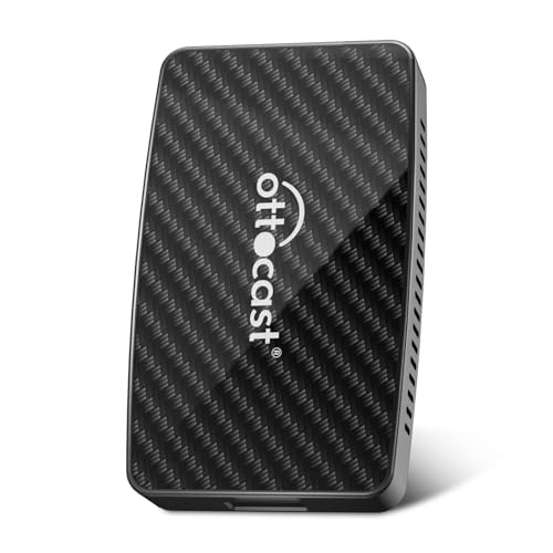 OTTOCAST Play2Video Pro, Wireless CarPlay & Android Auto Adapter, AI Box for Cars from 2016, Integrated YouTube/Netflix, USB Multimedia Playback, Smart Voice Control, Plug-and-Play OTTOCAST Play2Video Pro, Wireless CarPlay & Android Auto Adapter, AI Box for Cars from 2016, Integrated YouTube/Netflix, USB Multimedia Playback, Smart Voice Control, Plug-and-Play