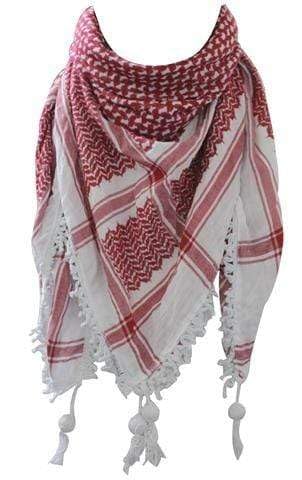 Palestinian Black and White Kufiya (Made in Palestine)