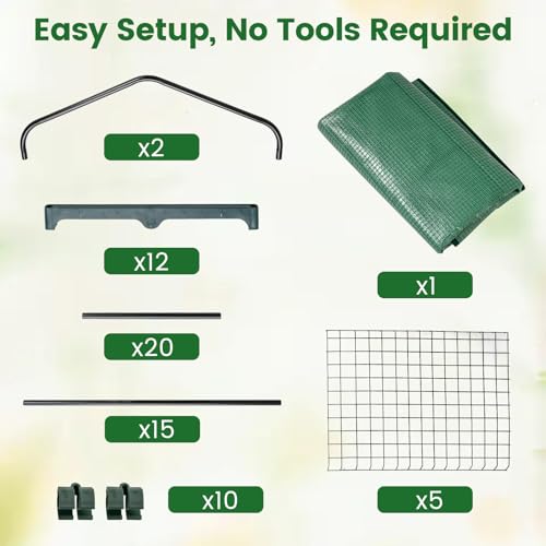 Giantex Mini Greenhouse Indoor Outdoor, 27" x 19" x 75" Portable Plant Grow House with 5 Tier Shelves, PE Cover, Roll-Up Zipper Door, Rustproof Elector-Coating Metal Frame for Patio Balcony Garden - Image 5