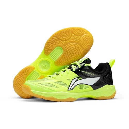LI-NING Gladiator Ⅱ Unisex Badminton Shoes Anti-Slip Featherlight Rebound Professional Training Sports Sneakers AYTV0174