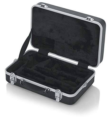 Gator Cases Lightweight Molded Clarinet Case With Locking Latch And Plush Lined Interior; Stackable (Gc-Clarinet) #TOP5