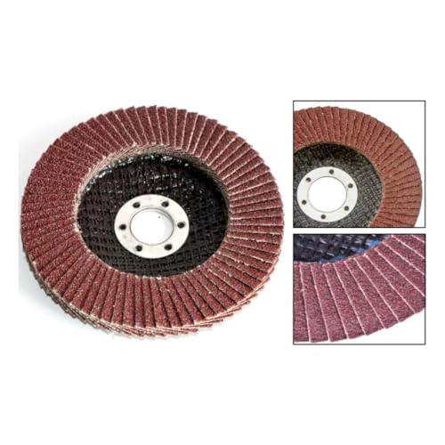 DISCO DE LIXAS TIPO FLAP 115MM PARA LIXADEIRAS, GRAO 40