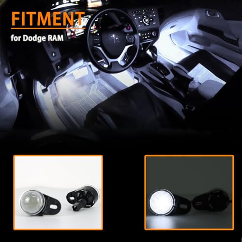 Lámparas LED interiores para tablero y piso para Dodge y Jeep miniatura 5