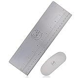 Ruoth® Metall-Tortenspachtel Buttercreme-Glätter mit Messskala. X-Tall (10 Zoll/25,4 cm) Kuchenglätter für Buttercreme oder Ganache. Tortenguss-Glätter Werkzeug. Tortenguss-Glätter Werkzeug