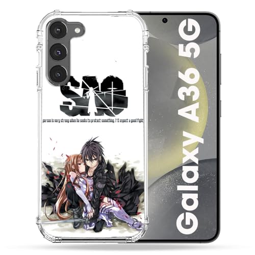 Coque Samsung Galaxy A36 5G SAO Sword Art Online pour les Fans de Manga