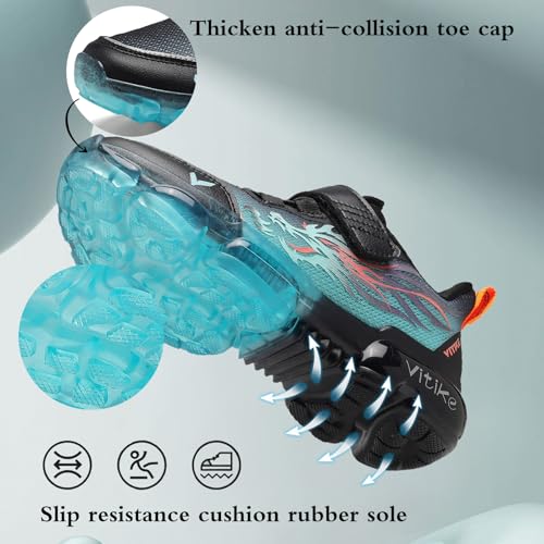 JMFCHI Kids Sneakers Boys Girls Tennis Running Shoes Outdoor Hiking Sneaker for Boys Athletic Breathable4