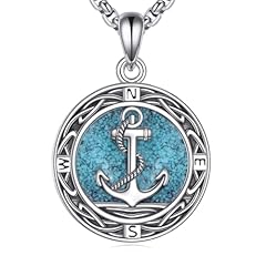 Turquoise Anchor Compass