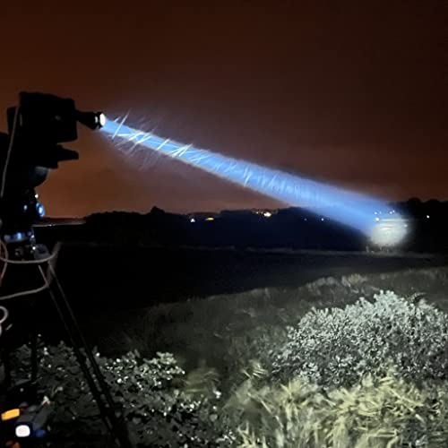 Z-BOLT&reg; Blazer 18650 LEP Flashlight & Beam Shaping Diffuser for Duty Carry & EDC - Dual Fuel - 1100 Meter Range & 315,000 Candela - Free THYRM LPC Pocket Clip! (Black)