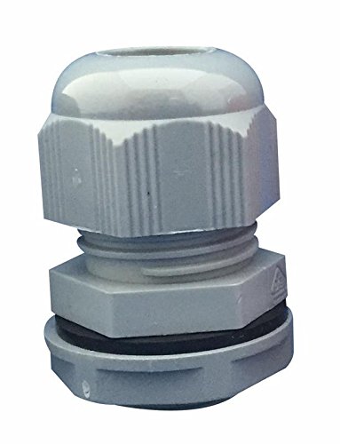 Kabelverschraubung, NYL M40, 53 mm, LTH, Grau, 5 Stück