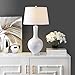 Safavieh Lighting Collection Blanche Gourd White Table Lamp, Set of 2